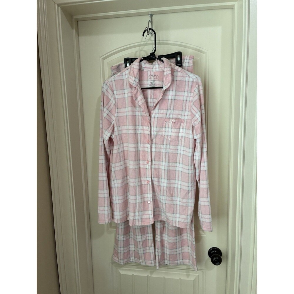 Croft and Barrow woman's size Large Long  2 piece extra soft pj's set